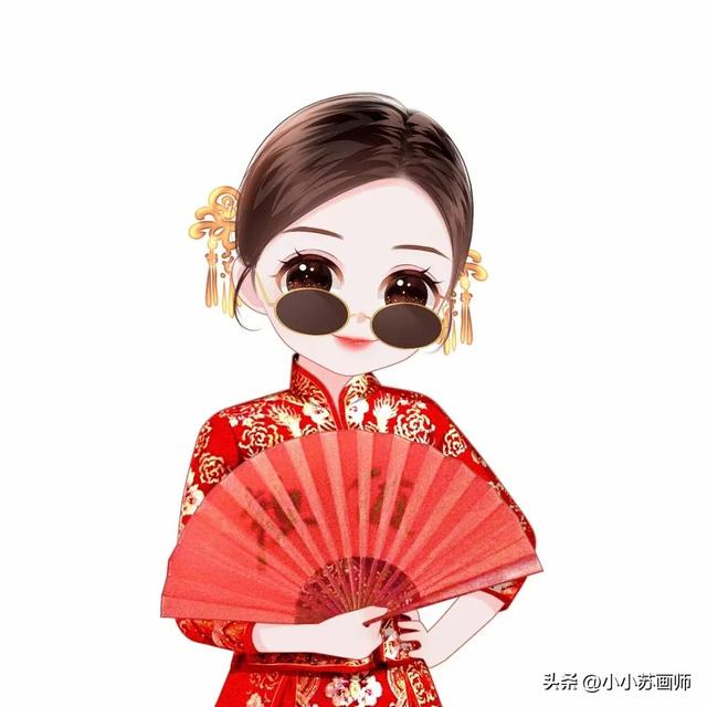 换个头像吧，可可爱爱的女生卡通头像，太招人喜欢了