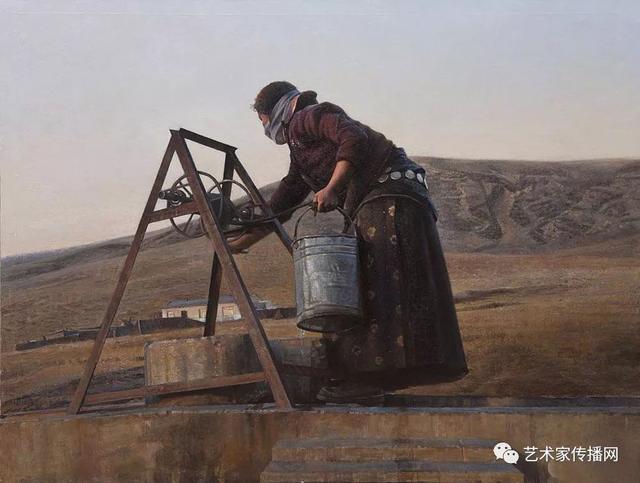 李晓刚用坦培拉油画混合画法画出的人体画，真是惊艳