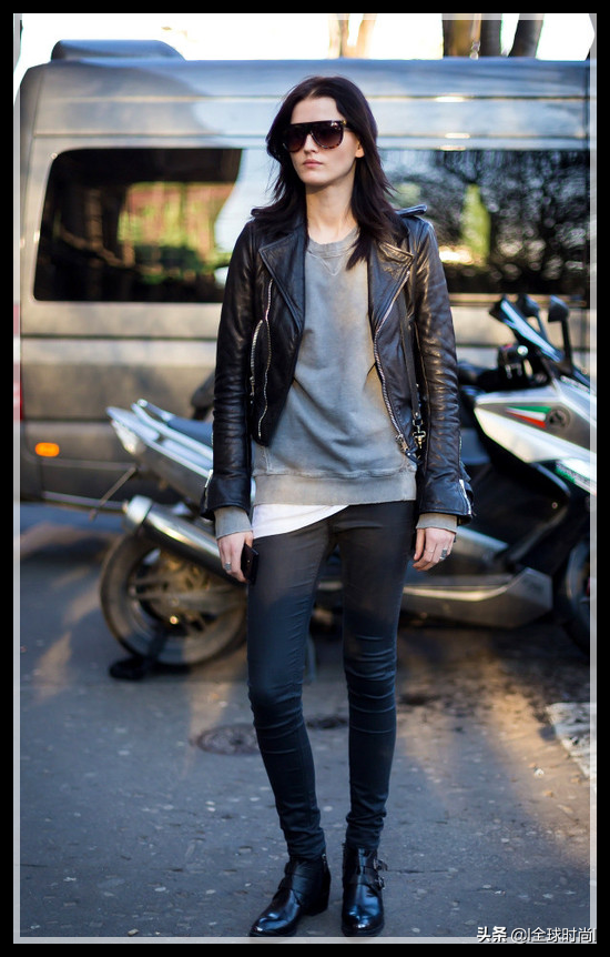 │全球时尚│爱沙尼亚机车女孩——冷艳超模Katlin Aas