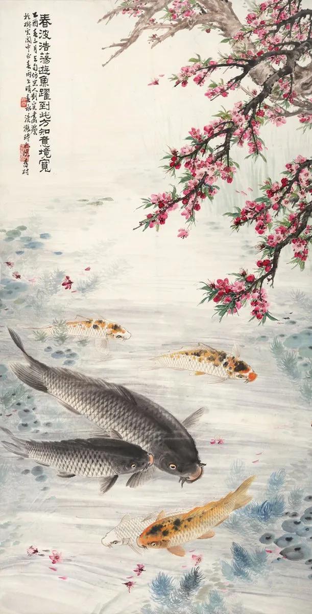 国画锦鲤,逢考必过