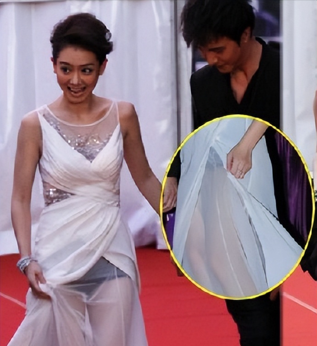 肩带崩断、裙下走光,这些女明星走红毯的社死瞬间,画面太尴尬了