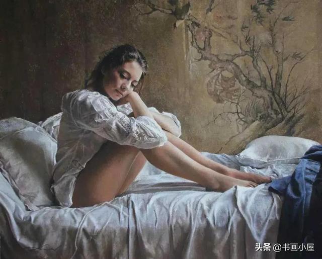 人体艺术油画，展现了倾国倾城的美！