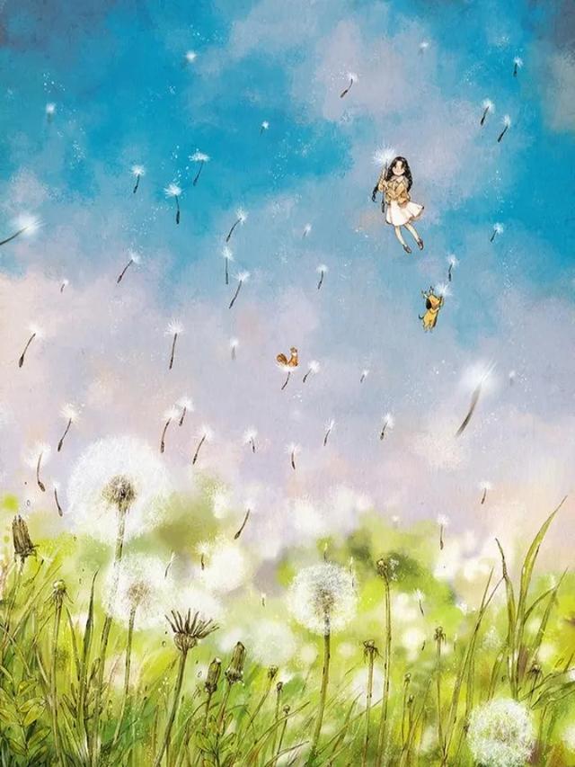 森系插画《森林女孩》韩国插画师Aeppol的插画作品第三期