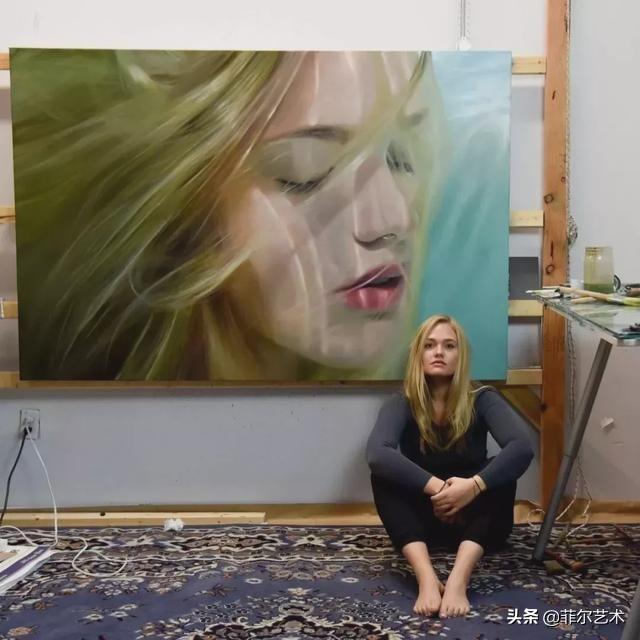 美国最美女画家，她的人体油画更是迷人