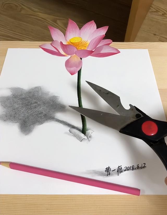 3D绘画牛人多厉害？画出真假难辨的“立体美女”，震惊500万网友