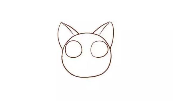 超可爱的小猫咪简笔画教程