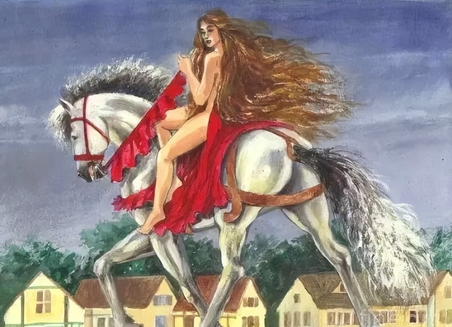 马背上一丝不挂的贵妇人,真实身份是个地主,老公是王朝重臣