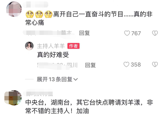 卫视美女主持刘羊漾新年失业！最后录制崩溃大哭，广电工作已15年