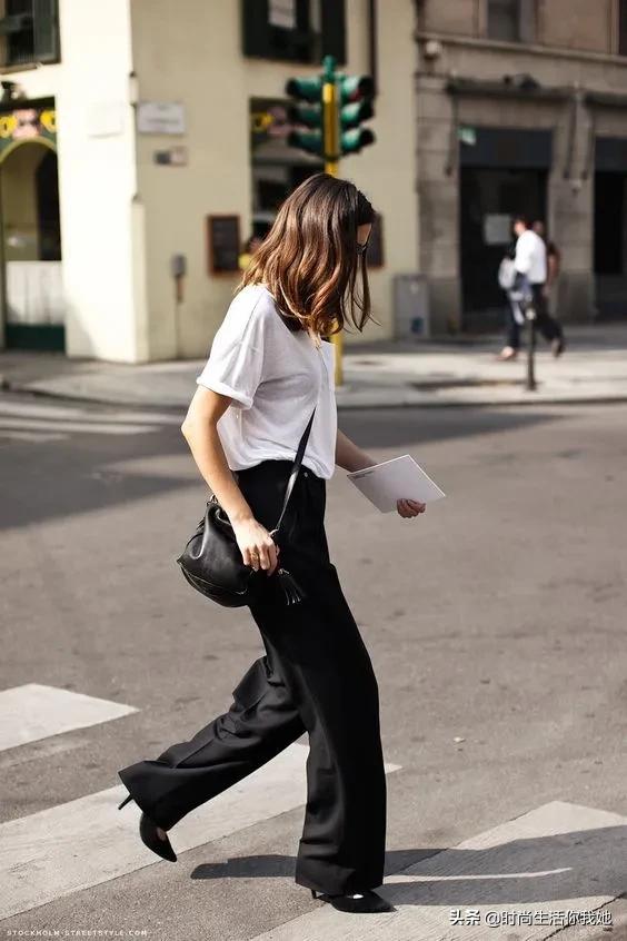 今夏王炸组合“T恤+阔腿”，人人皆能轻松驾驭！让你气质一路飙升