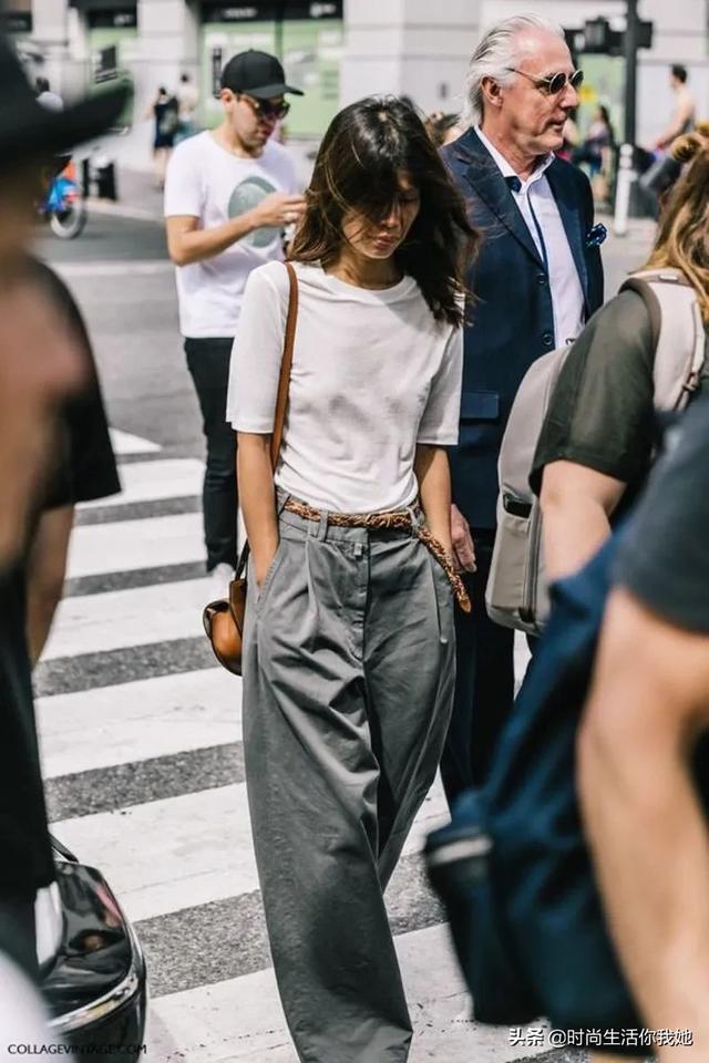 今夏王炸组合“T恤+阔腿”，人人皆能轻松驾驭！让你气质一路飙升