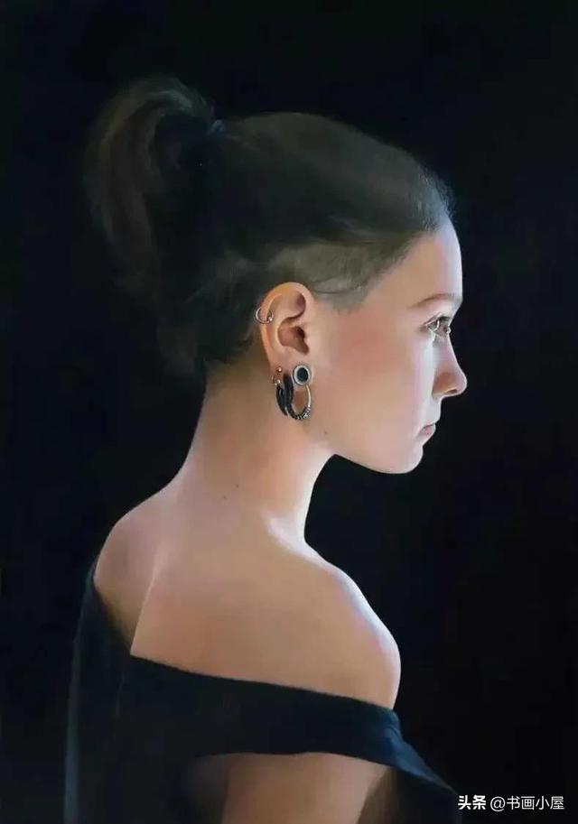 人体艺术油画，展现了倾国倾城的美！