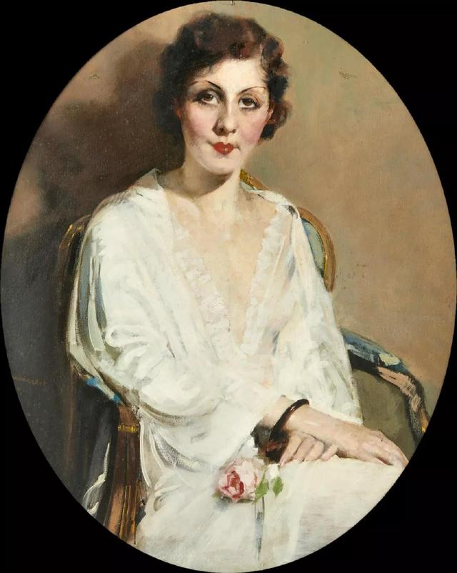 优雅美妇——比利时画家沃特莱特人物油画女性肖像作品欣赏