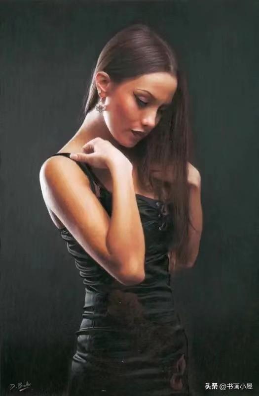 人体艺术油画，人间仙女款款走来了！