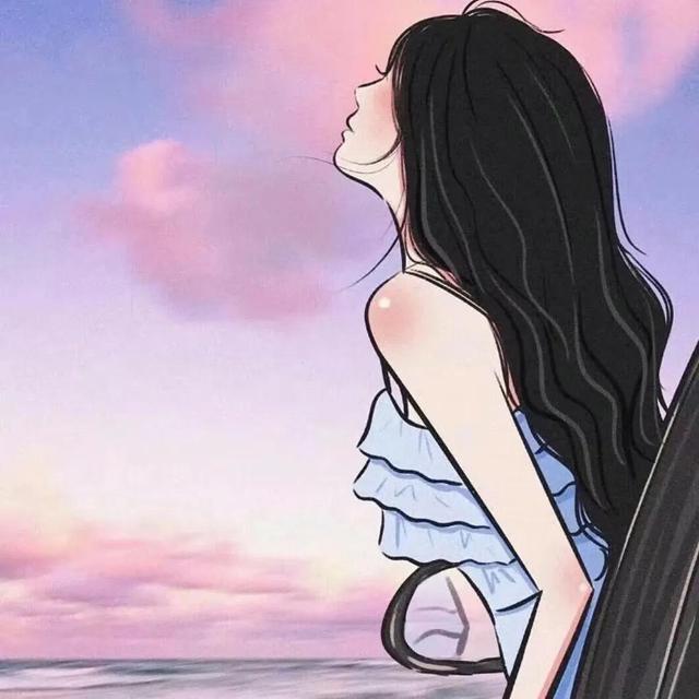 一组氛围感十足的女生头像