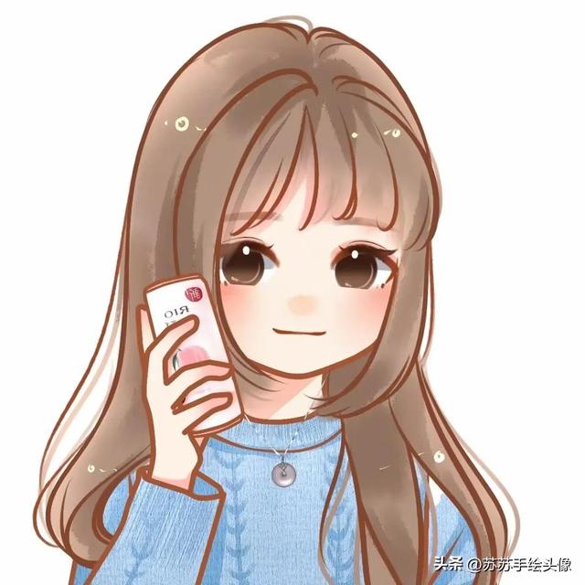 换个头像吧，简单可爱的女生卡通头像，太有童年的趣味性了