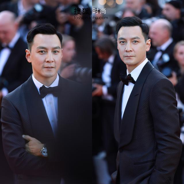 关晓彤薄荷绿礼服裙获赞，胡歌红毯上的“眨眼杀”好迷人！