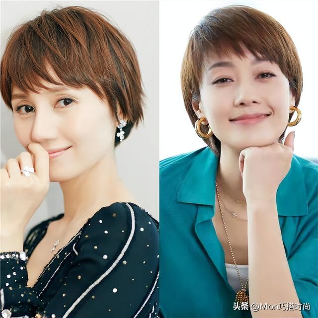 女人过了50岁,剪短发别不烫,推荐这4种“卷发”,既时髦又减龄