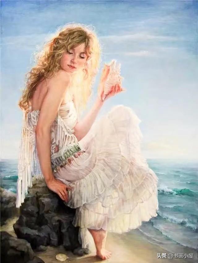 人体艺术油画，人间仙女款款走来了！