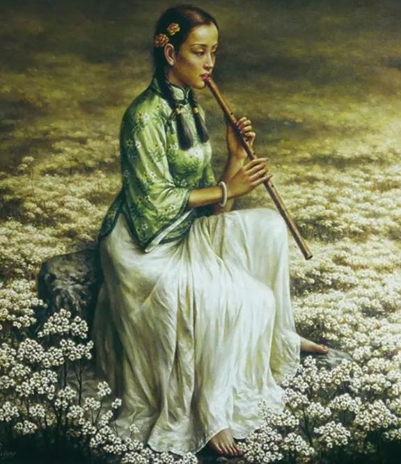 欣赏画风迥异油画5个裸体妓女形态奇特，显示狼狈不堪的艺术情景