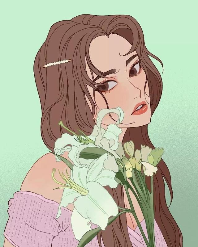 一组动漫美少女精美插画合集,楚楚动人的样子惹人怜爱