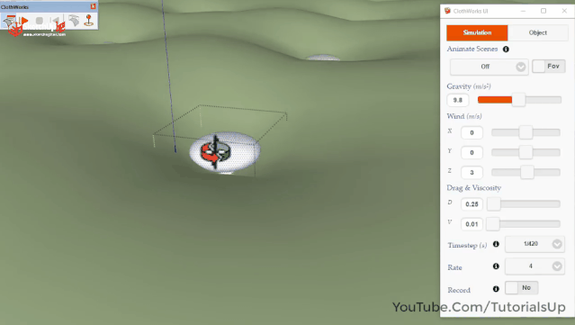 SU建沙发难?一个布料模拟插件就搞定啦