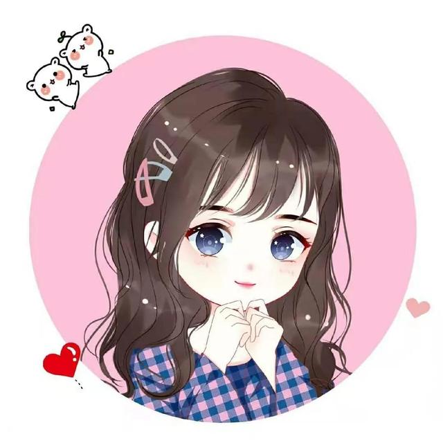 好可爱的真人少女卡通头像，心要萌化了