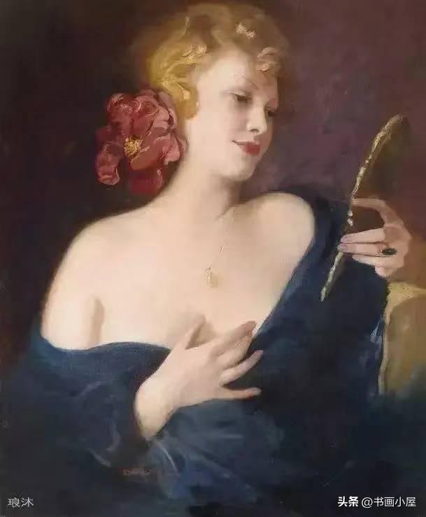 人体艺术油画，人间仙女款款走来了！