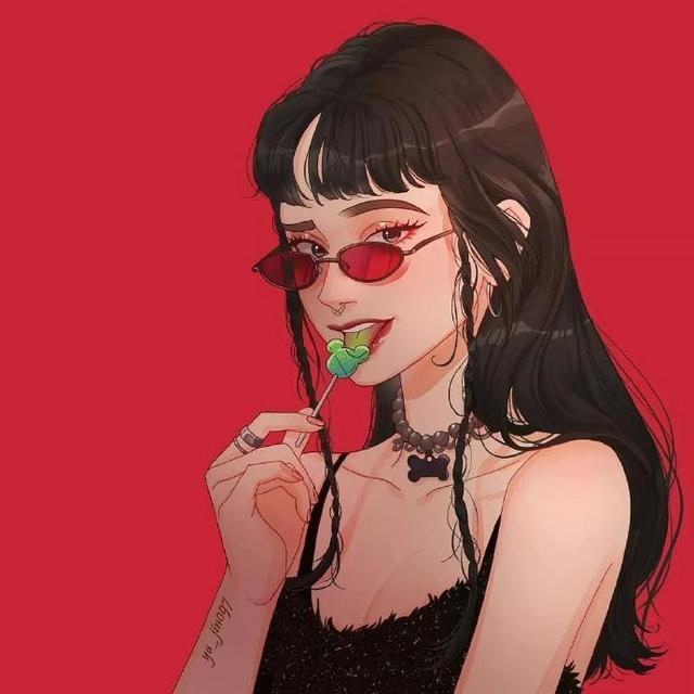 一组动漫美少女精美插画合集,楚楚动人的样子惹人怜爱