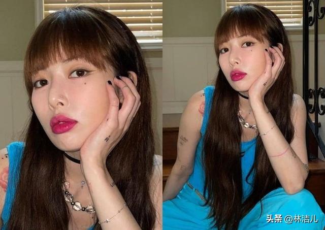 清冷钓系姐谁不爱呢？韩素希的日常妆容好绝，高级氛围感轻松拿捏