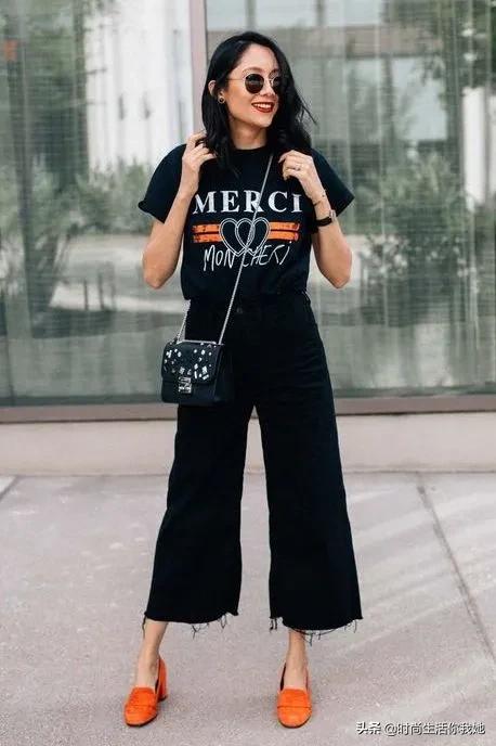 今夏王炸组合“T恤+阔腿”，人人皆能轻松驾驭！让你气质一路飙升