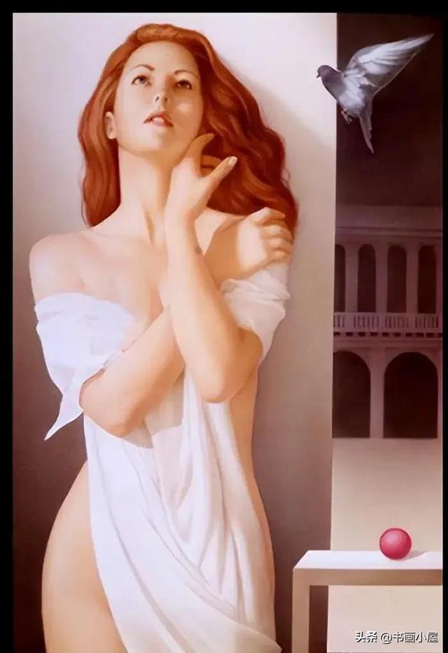 人体艺术油画，展现了倾国倾城的美！