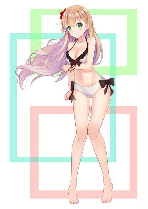 动漫中的比基尼美女