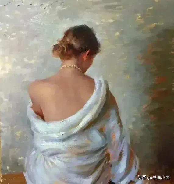人体艺术油画，展现了倾国倾城的美！