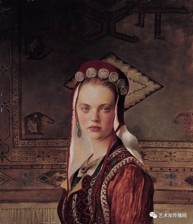 李晓刚用坦培拉油画混合画法画出的人体画，真是惊艳