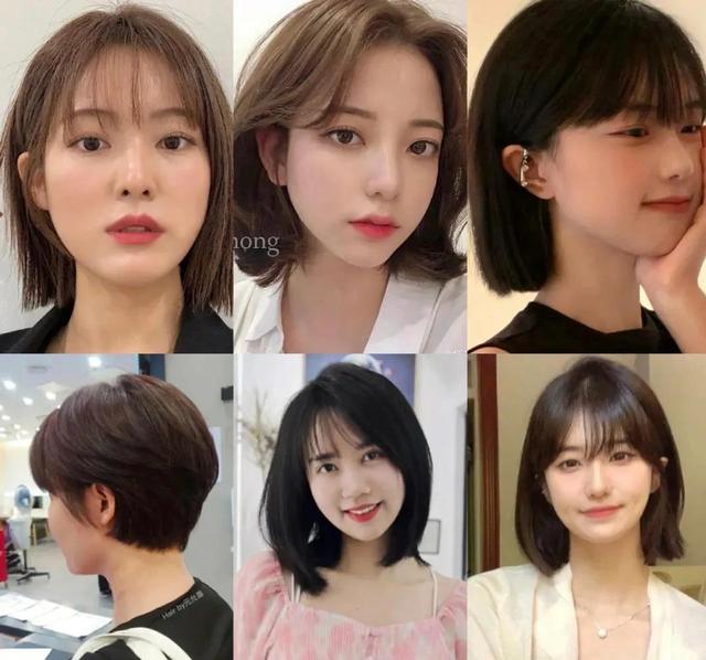 2022年剪短发不翻车的四款短发图册，适合任何脸型