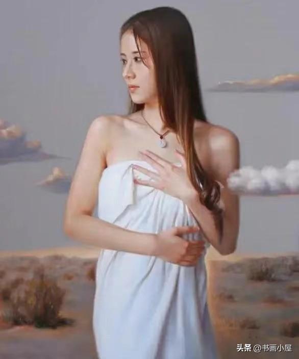 人体艺术油画，人间仙女款款走来了！