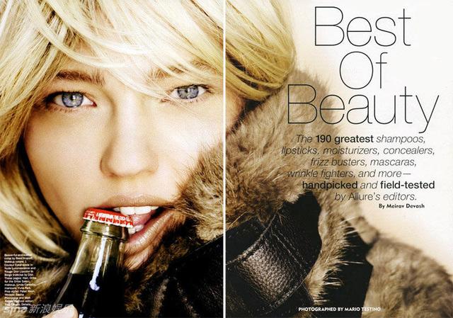 高清俄罗斯超模萨莎全裸登杂志性感诱惑