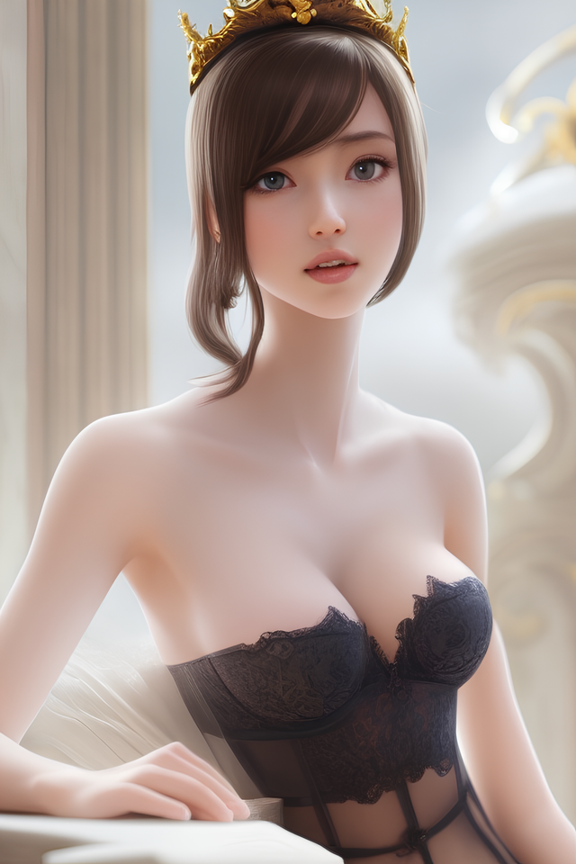 天使容颜 完美身材的动漫性感精致女神美图（3)