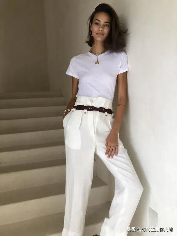 今夏王炸组合“T恤+阔腿”，人人皆能轻松驾驭！让你气质一路飙升