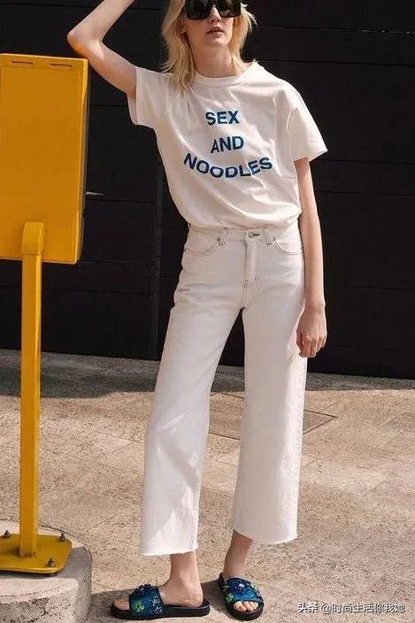 今夏王炸组合“T恤+阔腿”，人人皆能轻松驾驭！让你气质一路飙升