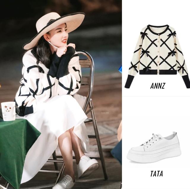 宋祖儿咋不好好穿衣服了，条纹衬衫配中古裙，不系扣子穿法挺吸睛