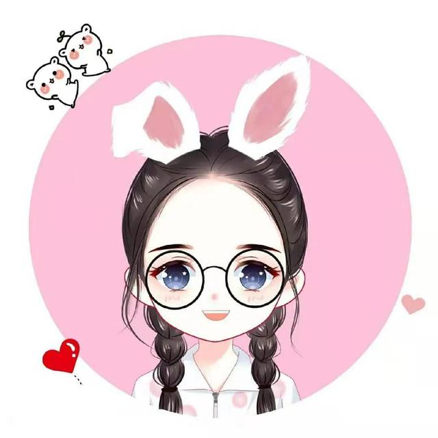 好可爱的真人少女卡通头像，心要萌化了