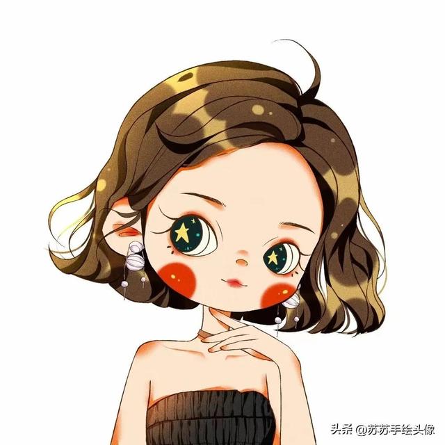 换个头像吧，简单可爱的女生卡通头像，太有童年的趣味性了