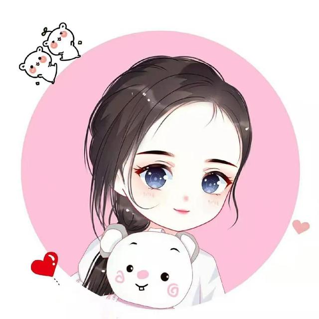 好可爱的真人少女卡通头像，心要萌化了