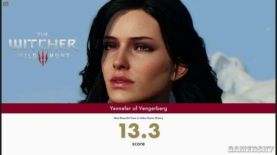 AI评100名最美游戏角色：叶奈法吊打所有