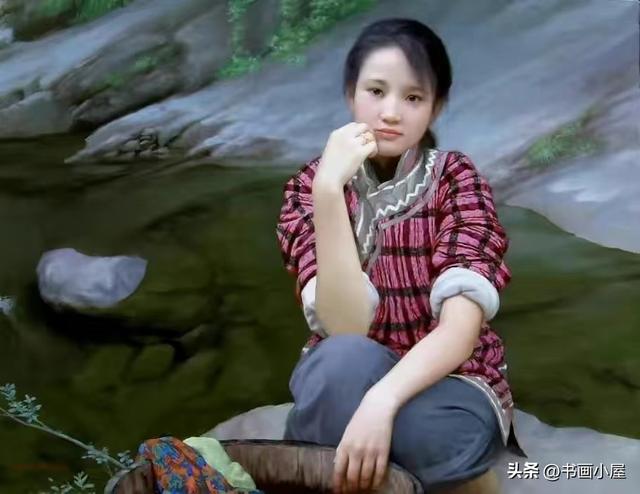 人体艺术油画，人间仙女款款走来了！