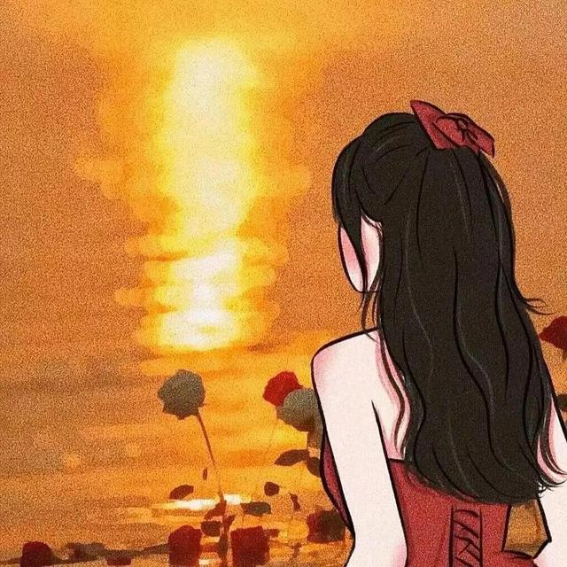 一组氛围感十足的女生头像