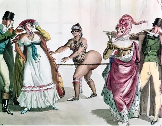 非洲女孩巴特曼因有巨臀,一生被赤身裸体展览,死后还被做成标本