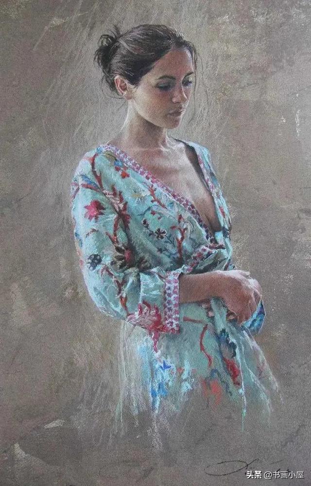 人体艺术油画，展现了倾国倾城的美！