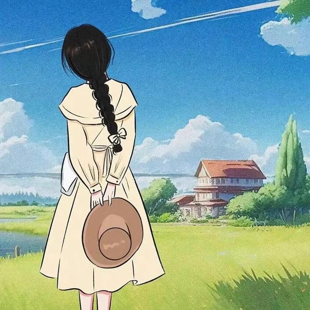 一组氛围感十足的女生头像